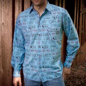 Barnfly Licence Plate Shirt 2XL / L072503